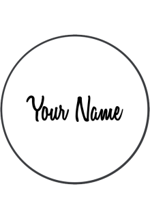 Custom Pop Socket Your Name Design