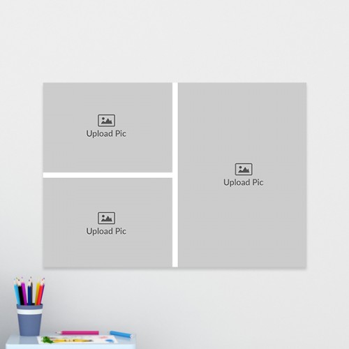 3 Pic Upload Design: Landscape Acrylic Photo Frame with Image Printing – PrintShoppy Photo Frames