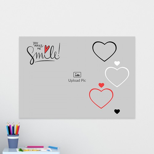 You Make Me Smile Design: Landscape Acrylic Photo Frame with Image Printing – PrintShoppy Photo Frames