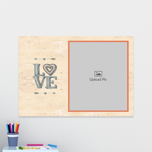 Love Arrows Design: Landscape Acrylic Photo Frame with Image Printing – PrintShoppy Photo Frames