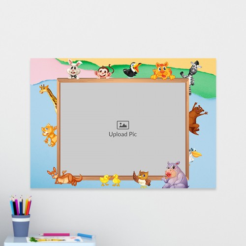 Cartoon Animals Frame Design: Landscape Acrylic Photo Frame with Image Printing – PrintShoppy Photo Frames