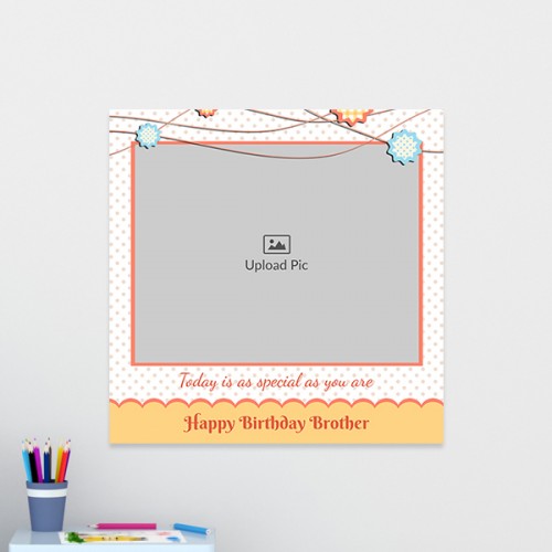 Today is as Special Quotation Design: Square Acrylic Photo Frame with Image Printing – PrintShoppy Photo Frames