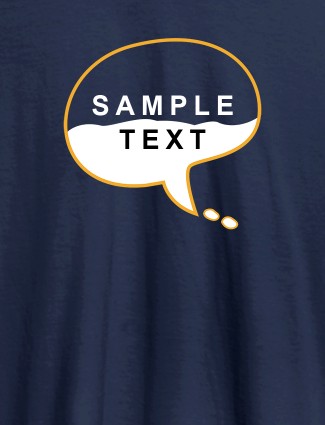 Personalised Unique Mens T Shirt Design With Name Navy Blue Color Personalised Unique Mens T Shirt Design With Name Navy Blue Color