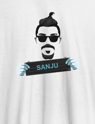 Funky Beard Moustache Sunglasses Personalised Mens T Shirt White Color Funky Beard Moustache Sunglasses Personalised Mens T Shirt White Color