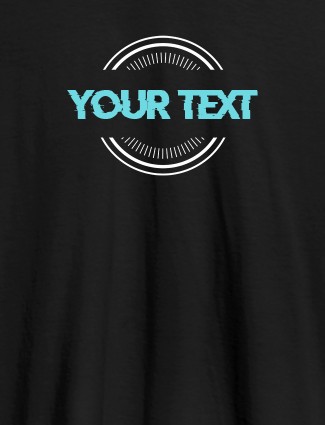 Stamp Theme with Your Name On Black Color Women T Shirts with Name, Text, and Photo Stamp Theme with Your Name On Black Color Women T Shirts with Name, Text, and Photo