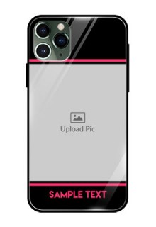 Apple iPhone 11 Pro Custom Glass Mobile Case  - with Add Text Design