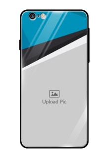 Apple iPhone 6 Plus Photo Printing on Glass Case  - Simple Pattern Photo Upload Design