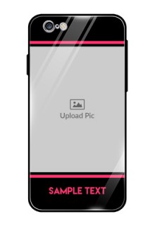 Apple iPhone 6 Custom Glass Mobile Case  - with Add Text Design