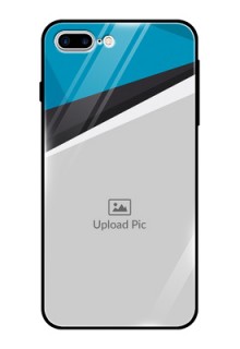 Apple iPhone 8 Plus Photo Printing on Glass Case  - Simple Pattern Photo Upload Design
