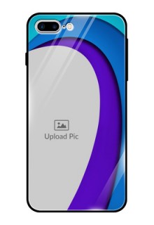 Apple iPhone 8 Plus Photo Printing on Glass Case  - Simple Pattern Design