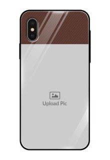 Apple iPhone X Custom Glass Mobile Case  - Elegant Case Design