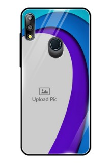 Zenfone Max pro M2 Photo Printing on Glass Case  - Simple Pattern Design