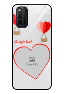 iQOO 3 5G Custom Glass Mobile Case - Parachute Love Design