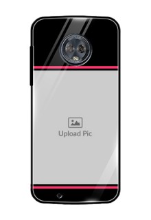 Moto G6 Custom Glass Mobile Case  - with Add Text Design