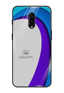 OnePlus 6T Photo Printing on Glass Case  - Simple Pattern Design