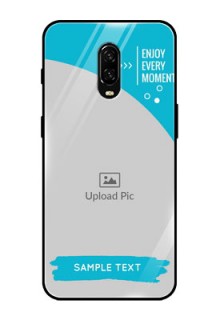 OnePlus 6T Custom Glass Mobile Case  - Happy Moment Design