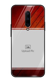 OnePlus 7 Pro Personalized Glass Phone Case  - Leather Phone Case Design