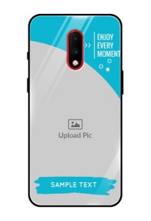 OnePlus 7 Custom Glass Mobile Case  - Happy Moment Design