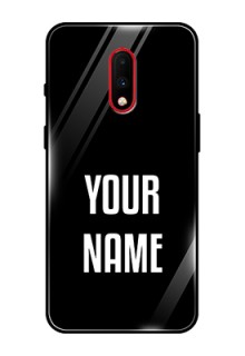 Oneplus 7 Your Name on Glass Phone Case