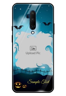 Oneplus 7T Pro Custom Glass Phone Case  - Halloween frame design
