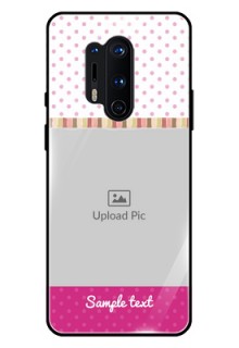 Oneplus 8 Pro Photo Printing on Glass Case  - Cute Girls Cover Design