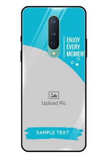 OnePlus 8 Custom Glass Mobile Case  - Happy Moment Design