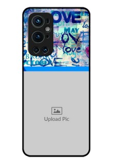 Oneplus 9 Pro 5G Custom Glass Mobile Case - Colorful Love Design