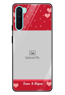 Oneplus Nord 5G Custom Glass Phone Case  - Valentines Day Design