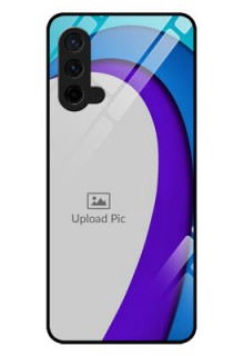 Oneplus Nord CE 5G Photo Printing on Glass Case  - Simple Pattern Design