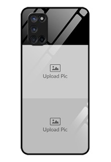 Oppo A52 2 Images on Glass Phone Cover