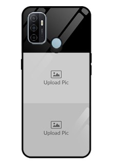 Oppo A53 2 Images on Glass Phone Cover