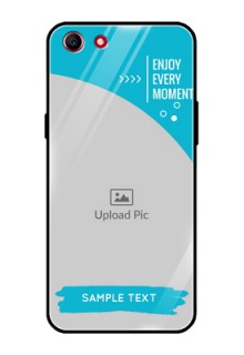 Oppo A83 Custom Glass Mobile Case  - Happy Moment Design