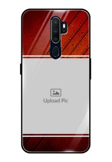 Oppo A9 2020 Personalized Glass Phone Case  - Leather Phone Case Design