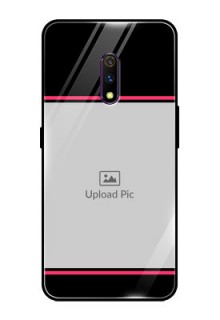 Oppo K3 Custom Glass Mobile Case  - with Add Text Design