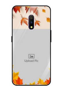 Oppo K3 Photo Printing on Glass Case  - Autumn Maple Leaves Design