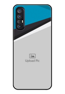 Reno 3 Pro Photo Printing on Glass Case  - Simple Pattern Photo Upload Design