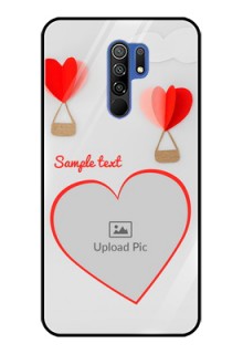 Poco M2 Reloaded Custom Glass Mobile Case  - Parachute Love Design