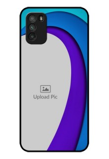 Poco M3 Photo Printing on Glass Case  - Simple Pattern Design