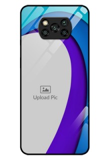 Poco X3 Photo Printing on Glass Case  - Simple Pattern Design
