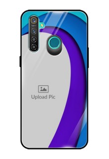 Realme 5 Pro Photo Printing on Glass Case  - Simple Pattern Design
