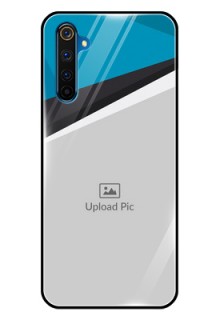 Realme 6 Pro Photo Printing on Glass Case  - Simple Pattern Photo Upload Design