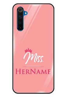 Realme 6 Pro Custom Glass Phone Case Mrs with Name