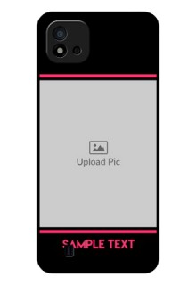 Realme C11 2021 Custom Glass Mobile Case - with Add Text Design