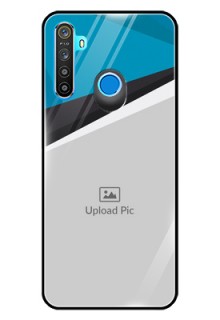 Realme Narzo 10 Photo Printing on Glass Case  - Simple Pattern Photo Upload Design
