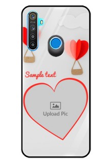 Realme Narzo 10 Custom Glass Mobile Case  - Parachute Love Design