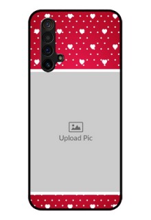 Realme X3 Photo Printing on Glass Case - Hearts Mobile Case Design