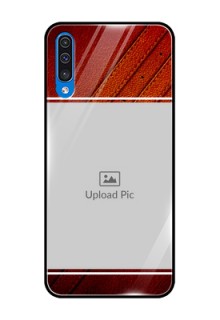 Galaxy A30s Personalized Glass Phone Case  - Leather Phone Case Design