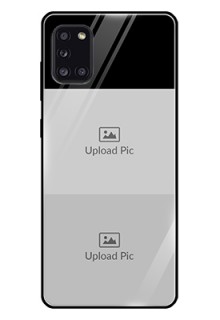 Galaxy A31 2 Images on Glass Phone Cover