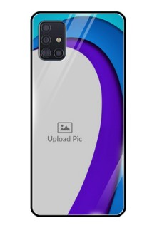 Galaxy A51 Photo Printing on Glass Case  - Simple Pattern Design