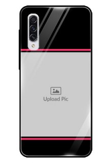 Samsung Galaxy A70 Custom Glass Mobile Case  - with Add Text Design